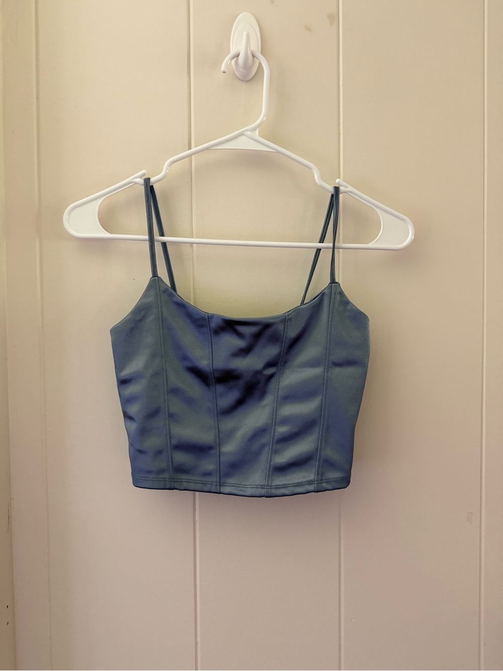 Aeropostale shimmery cropped tank top